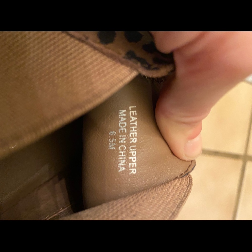 J Slides - Cheetah Hidden Wedge Sneaker Boot - image 4